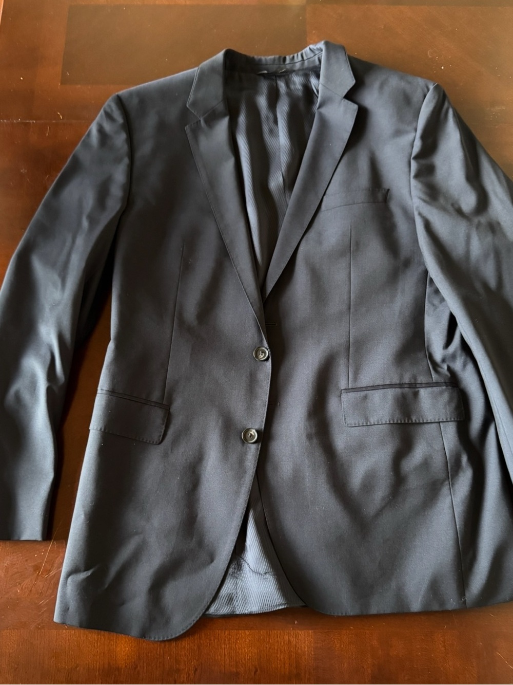 Men's Tailored Black Suit - Brand Unspecified